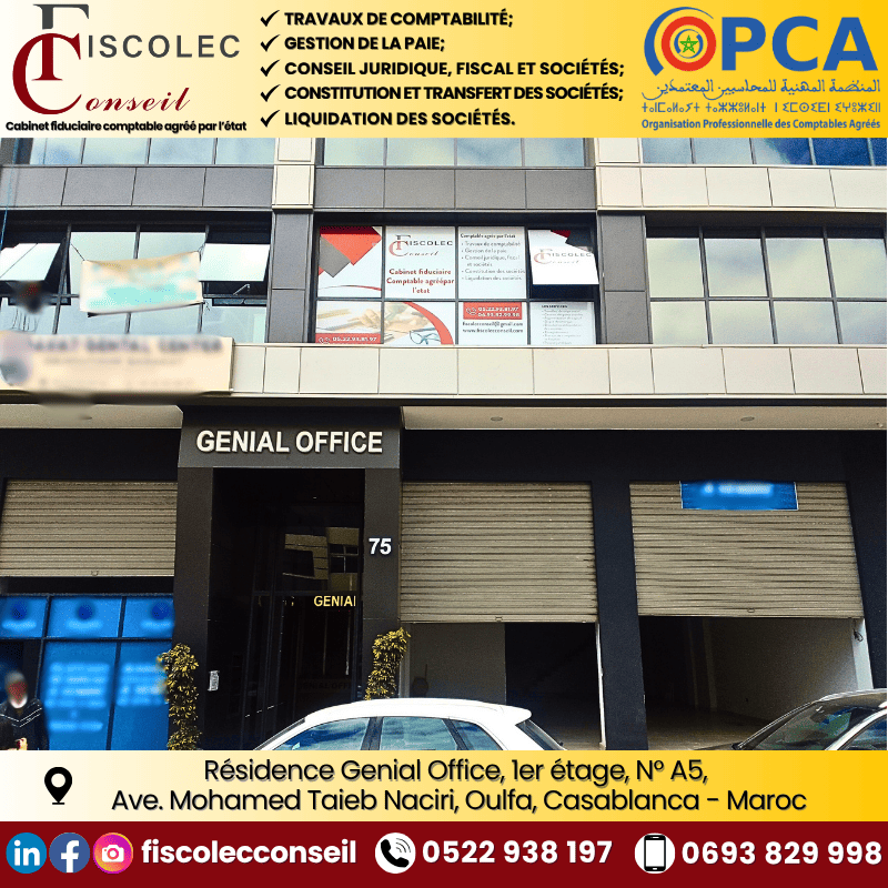 Comptable agréé Oulfa Casablanca